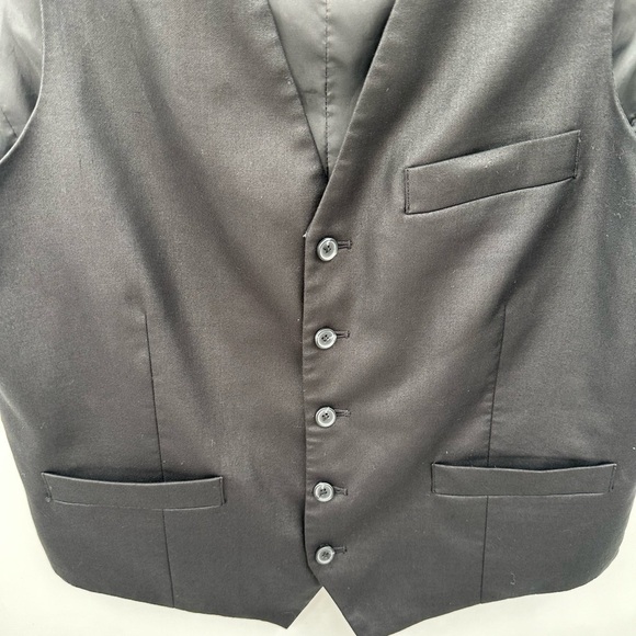 INC black button down unisex vest.  MEDIUM - Picture 4 of 8